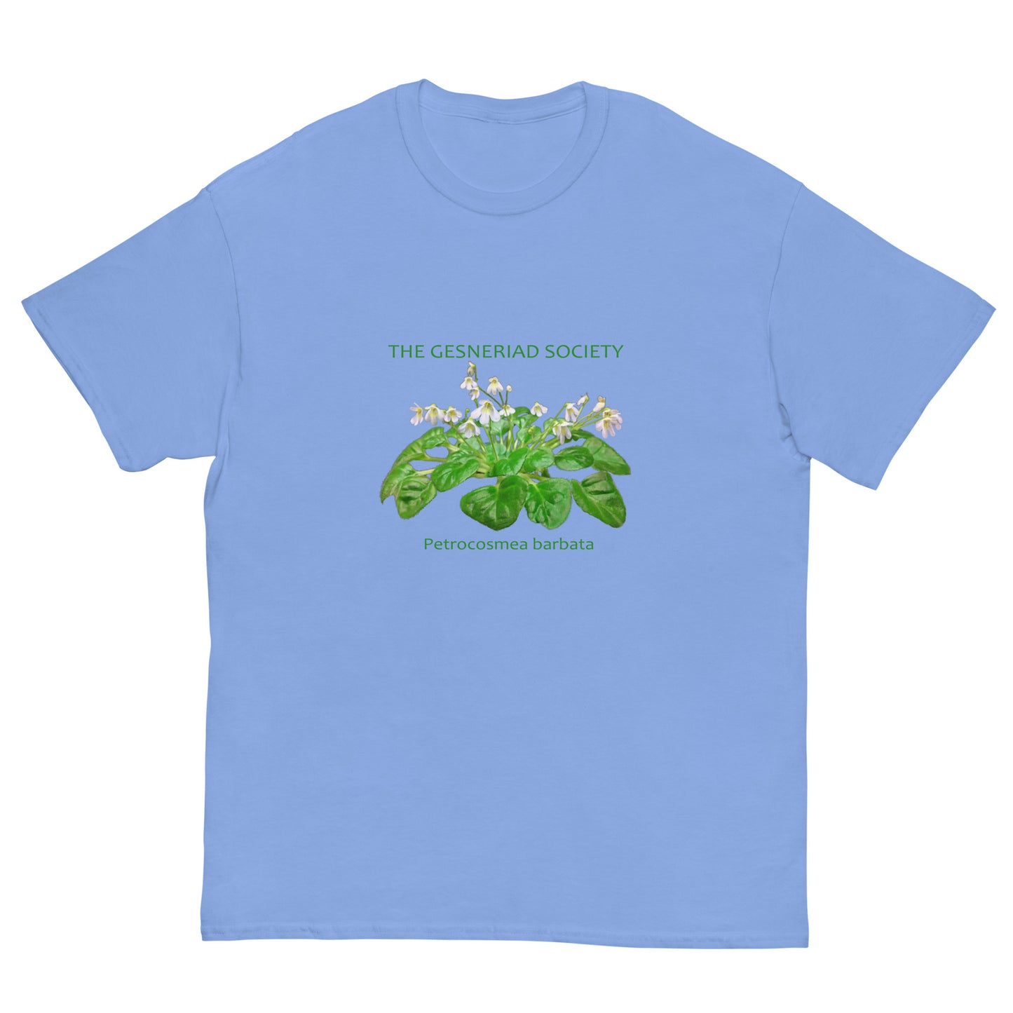 Men T-Shirt with printed Petrocosmea barbata