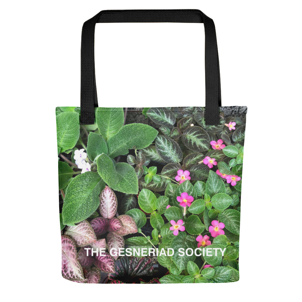 Tote bag with printed Episcias