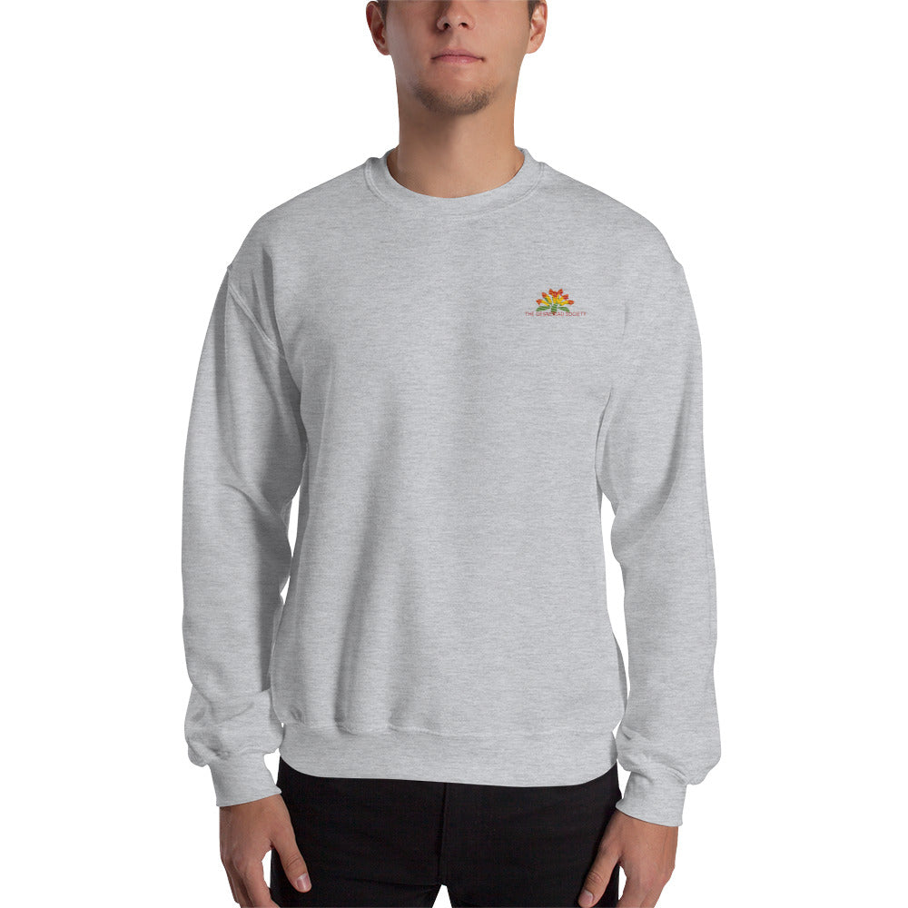 Sweatshirt with embroidery Aeschynanthus
