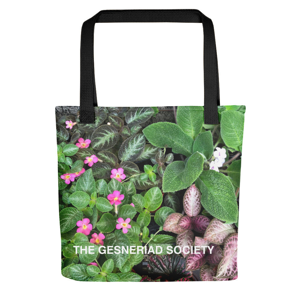 Tote bag with printed Episcias